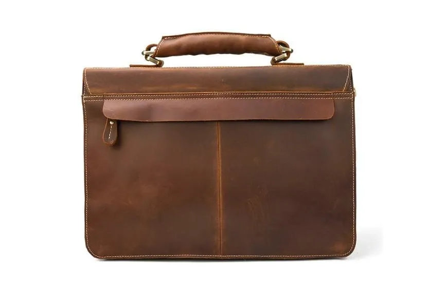 14 Inch Leather Stylish Mens Laptop Bags