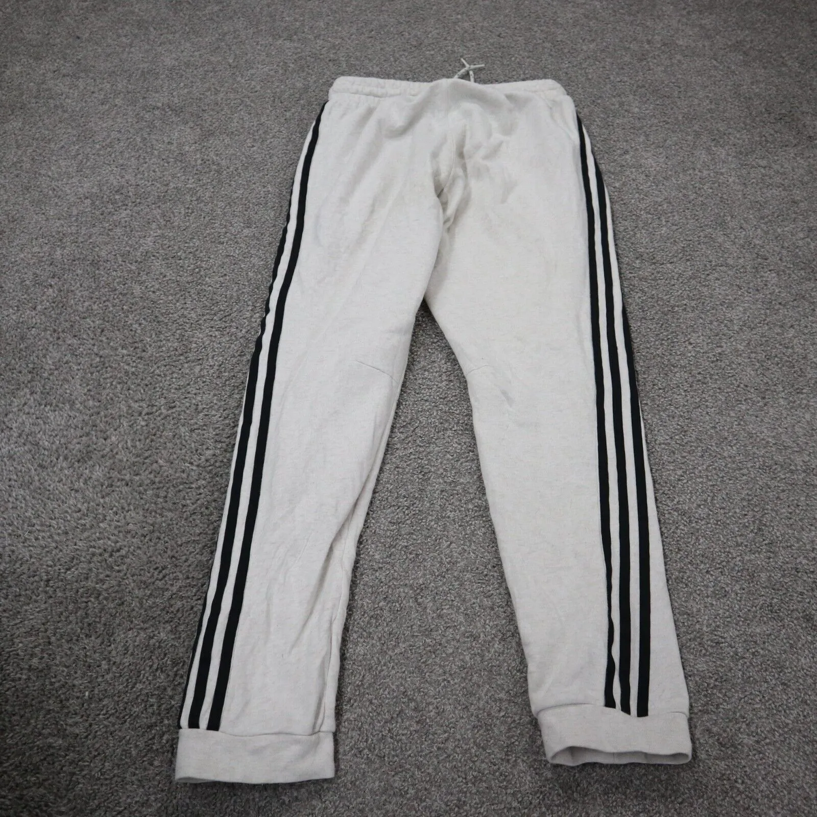 Adidas Golf Men Pant Activewear Sweatpant Mid Rise Elastic Waist White SZ M