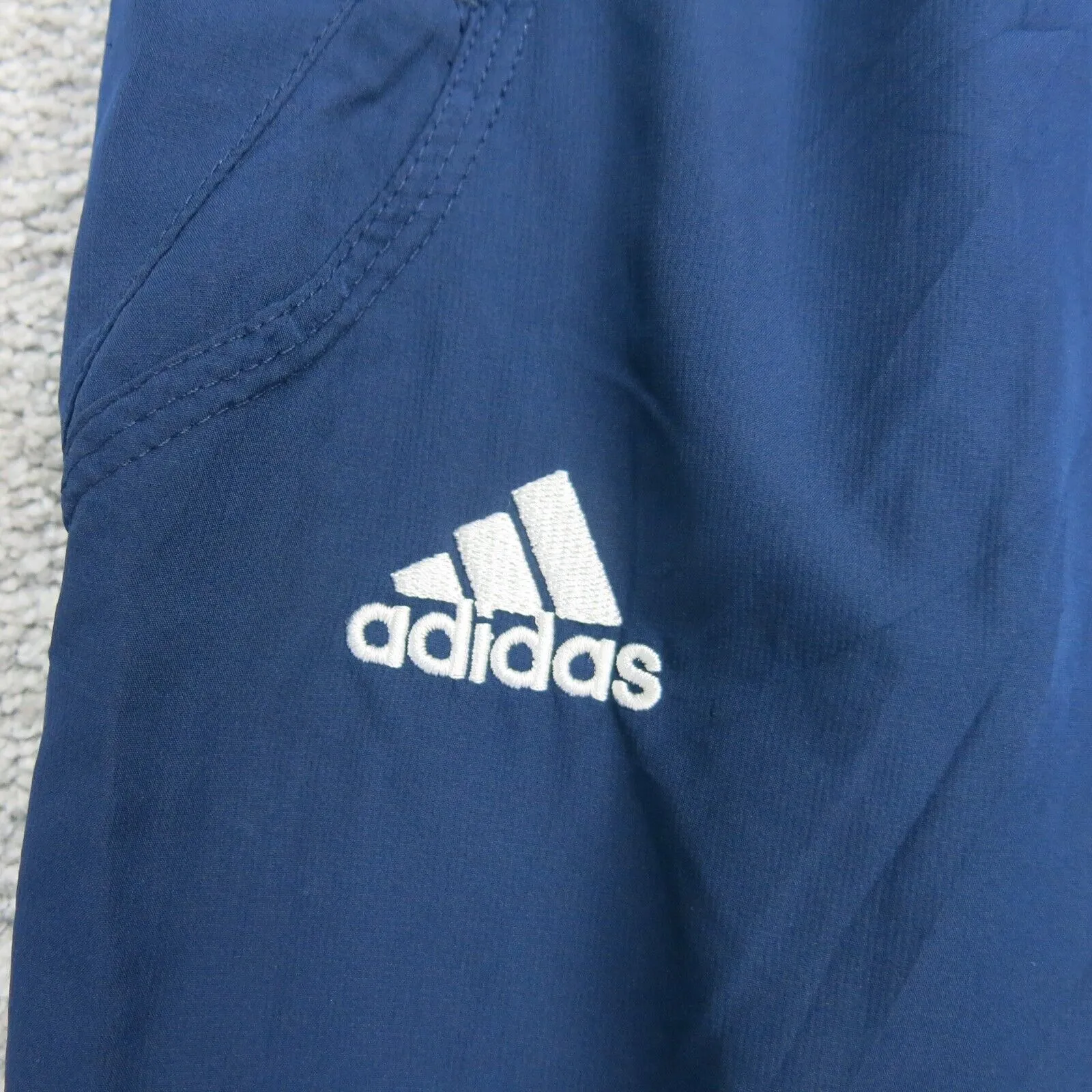 Adidas Golf Mens Activewear Sweatpant High Rise Elastic Waist Logo Blue Size 2XL