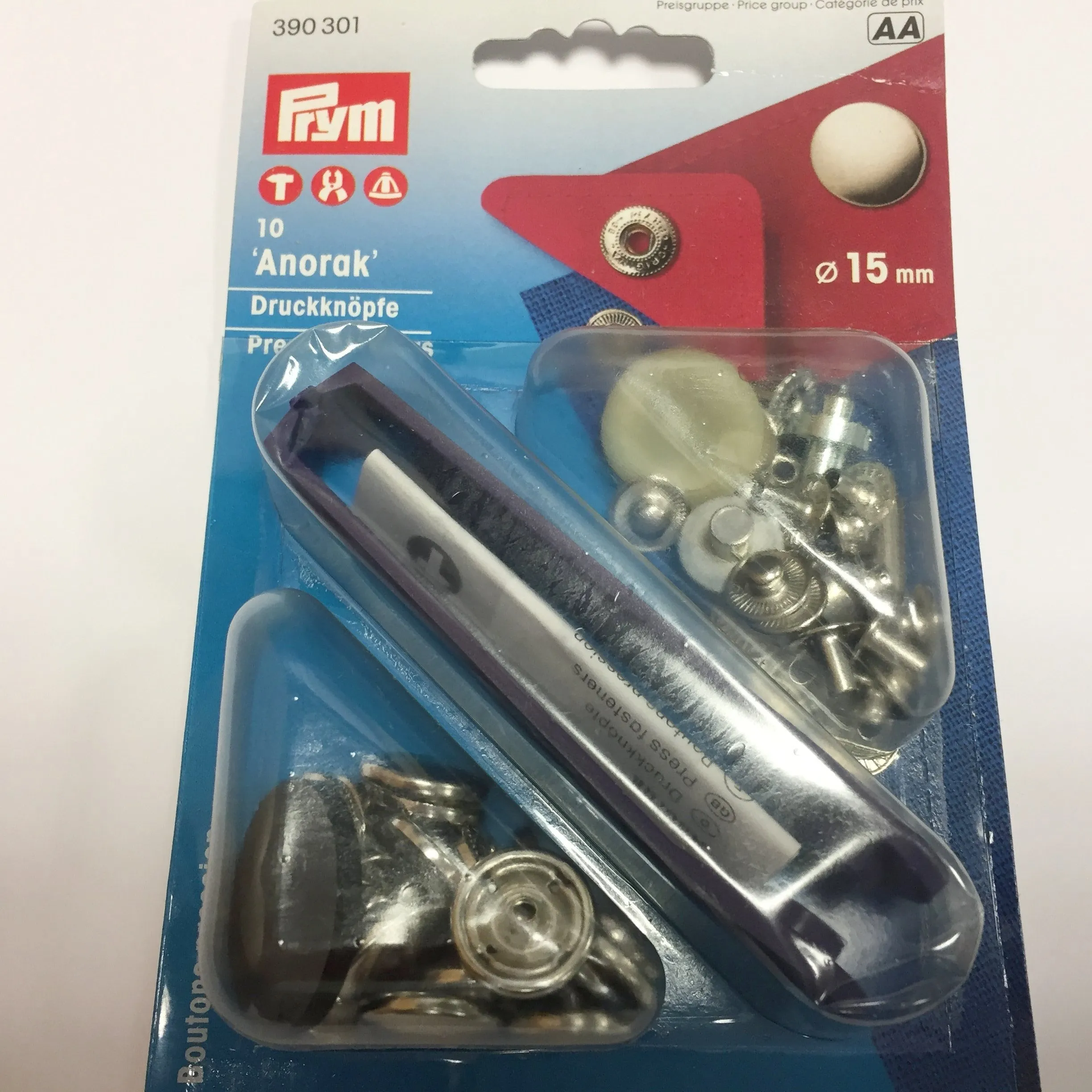 AP - Prym Anorak Poppers / Press Fasteners Kit