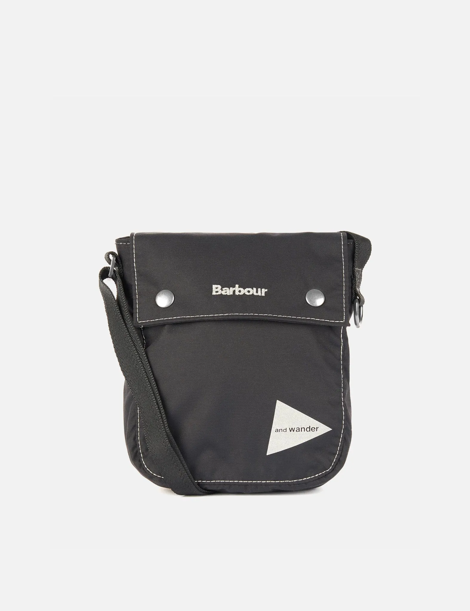 Barbour x And Wander Shoulder Bag - Black