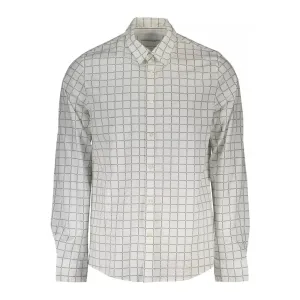 Calvin Klein White Cotton Men Shirt