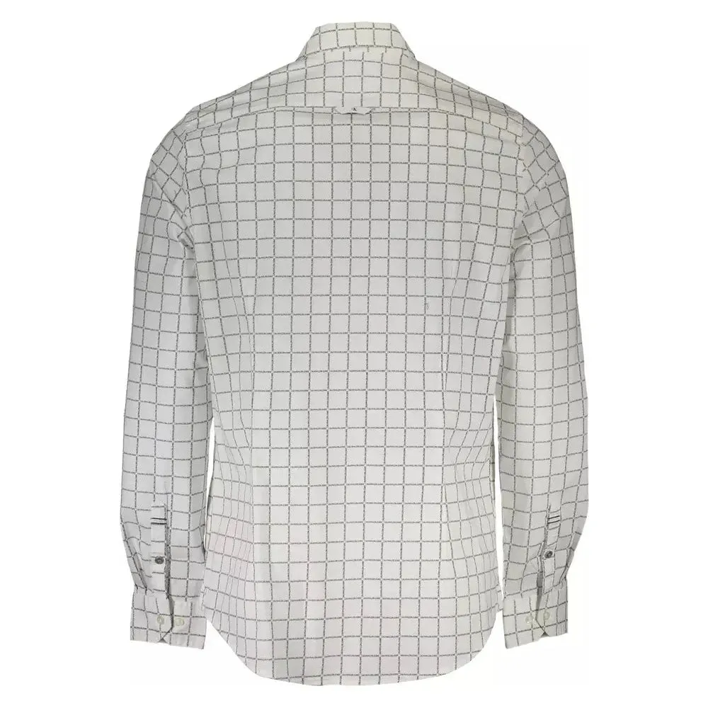 Calvin Klein White Cotton Men Shirt