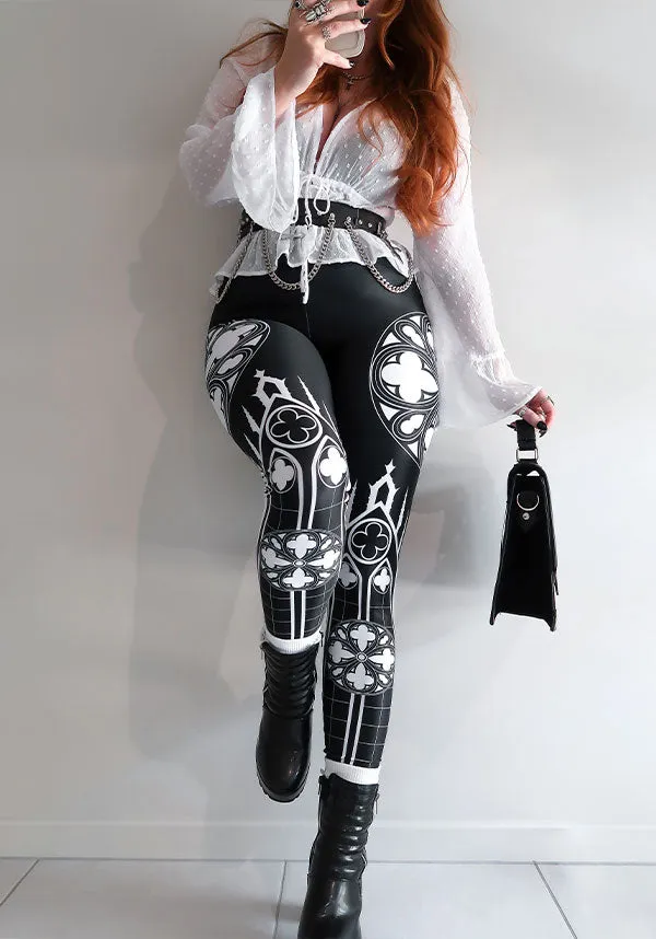 Cathedral [White] | LEGGINGS