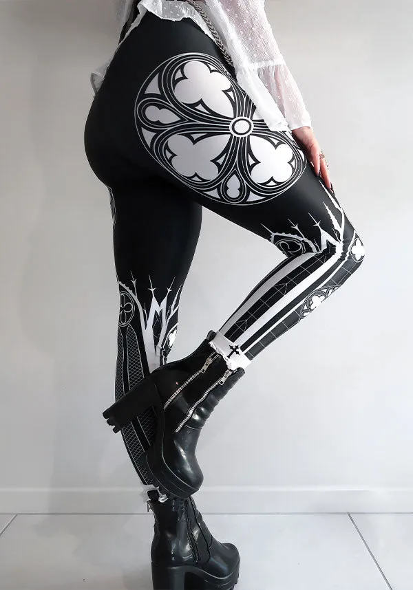 Cathedral [White] | LEGGINGS