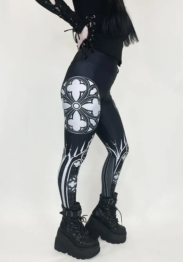 Cathedral [White] | LEGGINGS