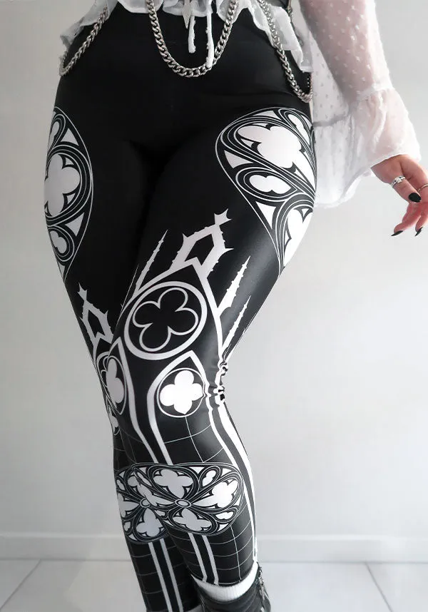 Cathedral [White] | LEGGINGS