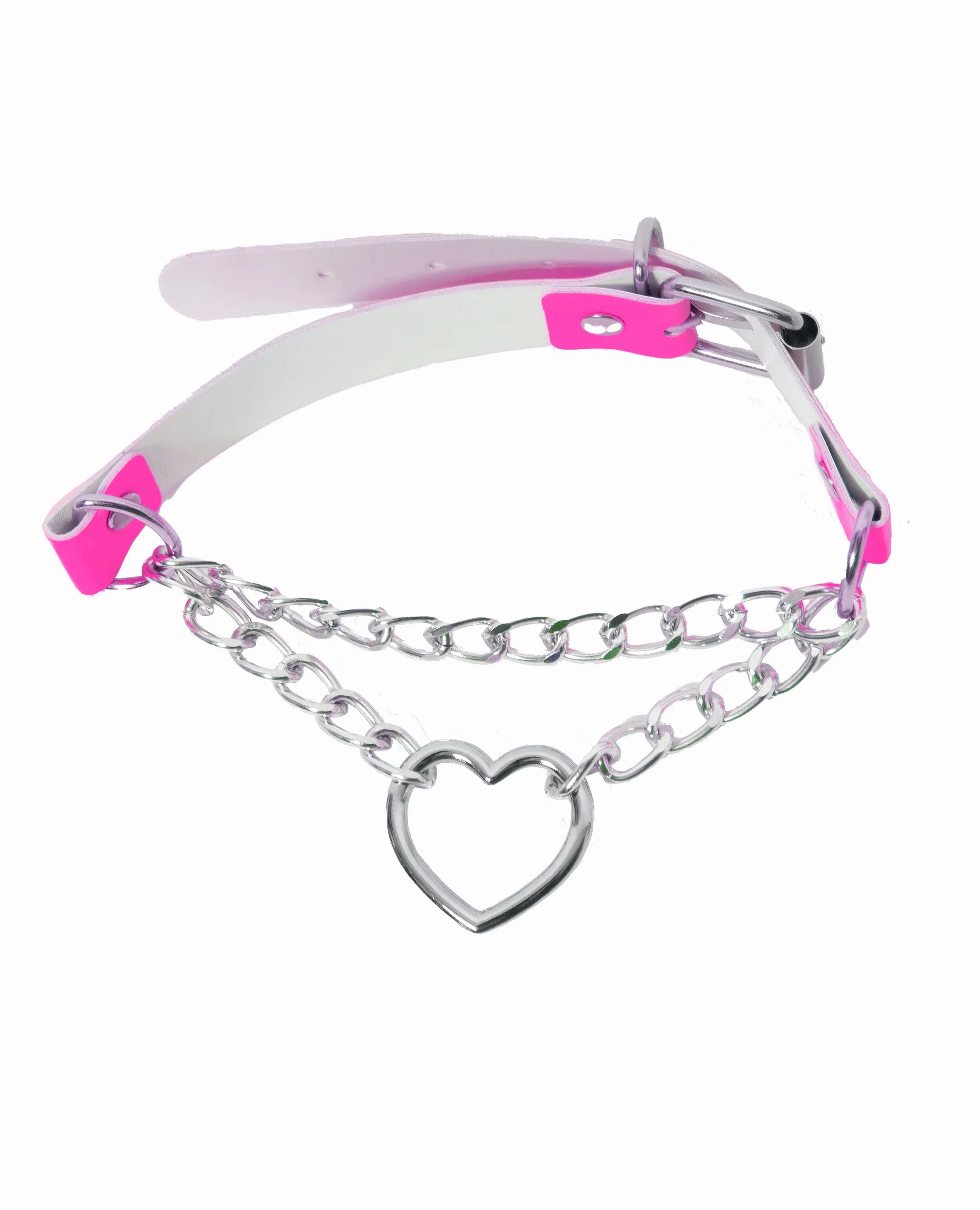 CHAIN HEART COLLAR - FUTURE LOVERS