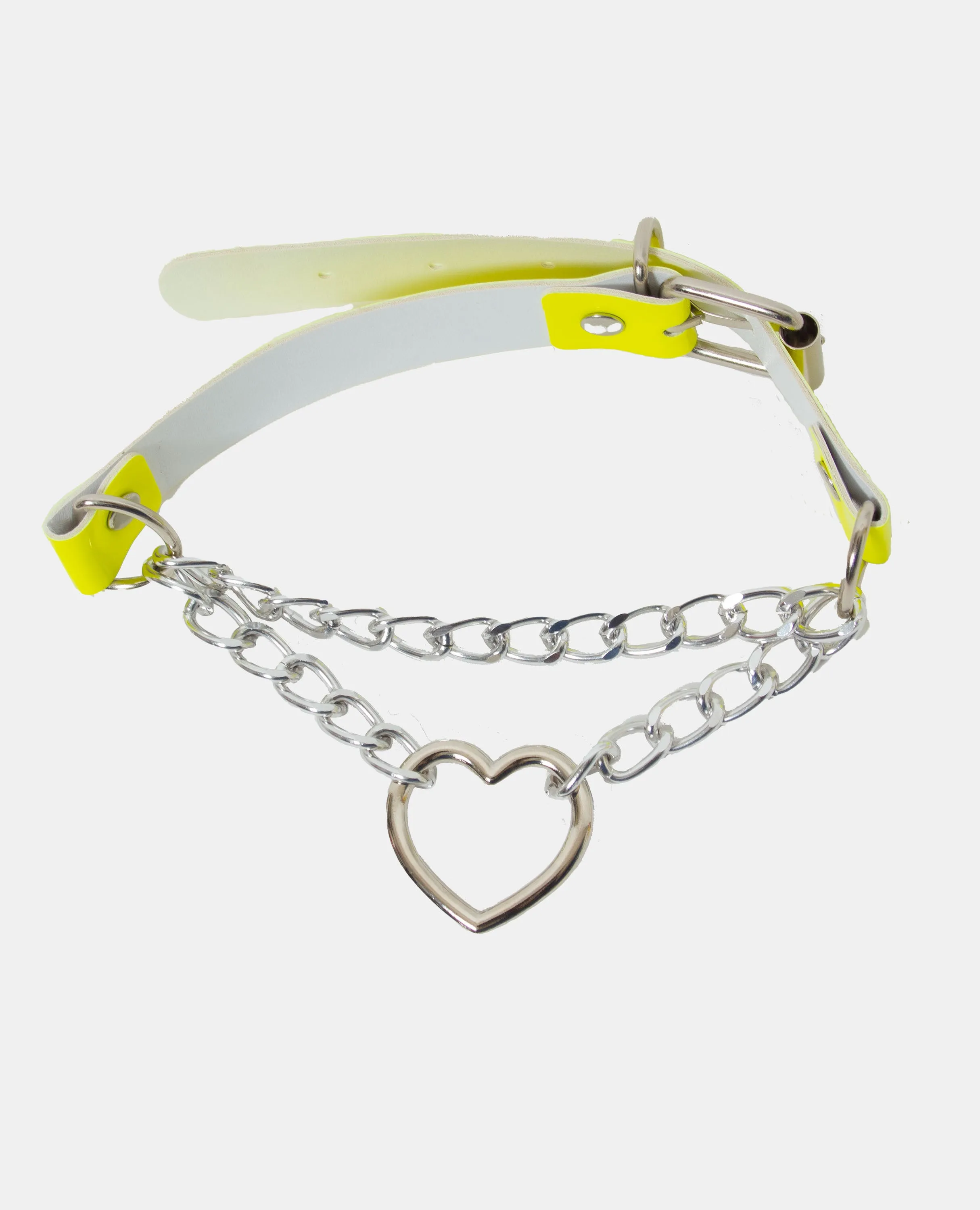 CHAIN HEART COLLAR - FUTURE LOVERS