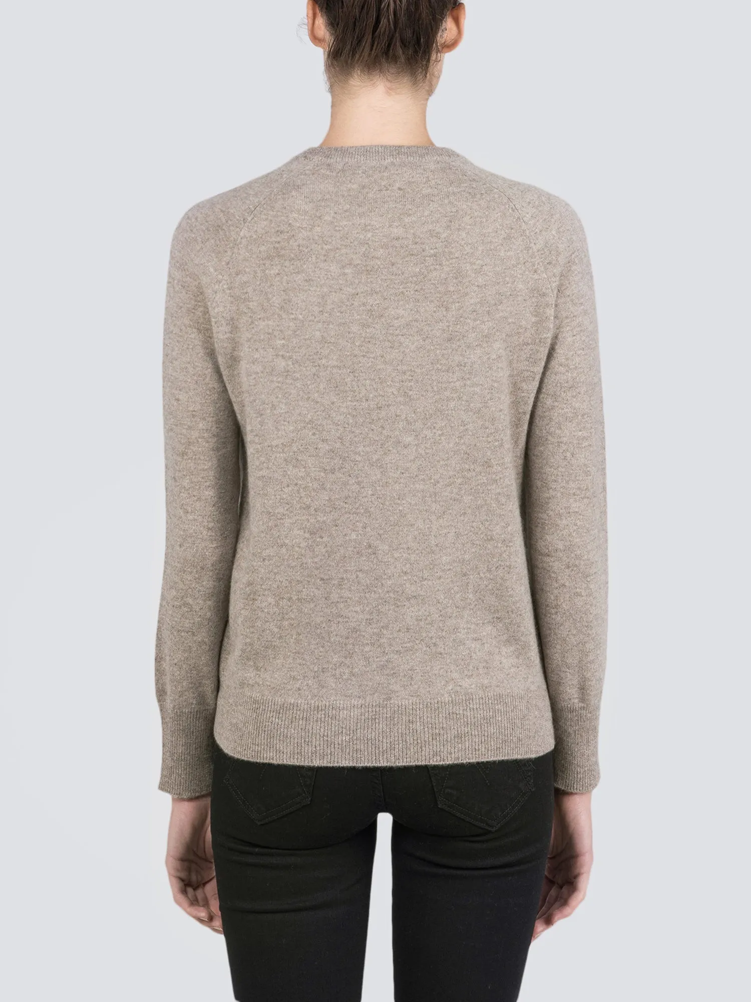 Classic Crew Neck Sweater_Beige