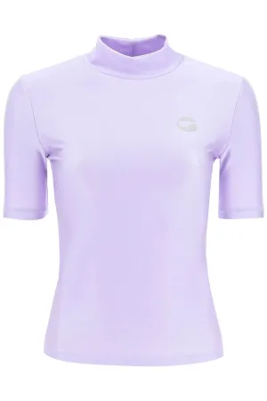 Coperni satin-finish jersey top