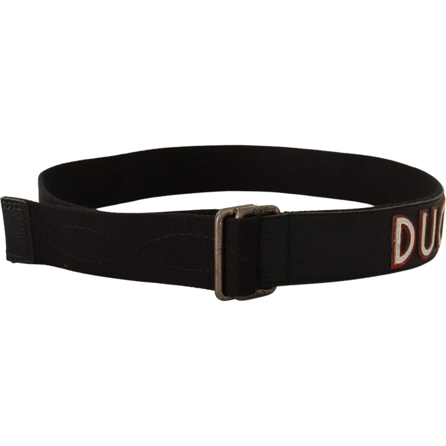 Costume National Elegant Cotton-Leather Blend Fashion Belt