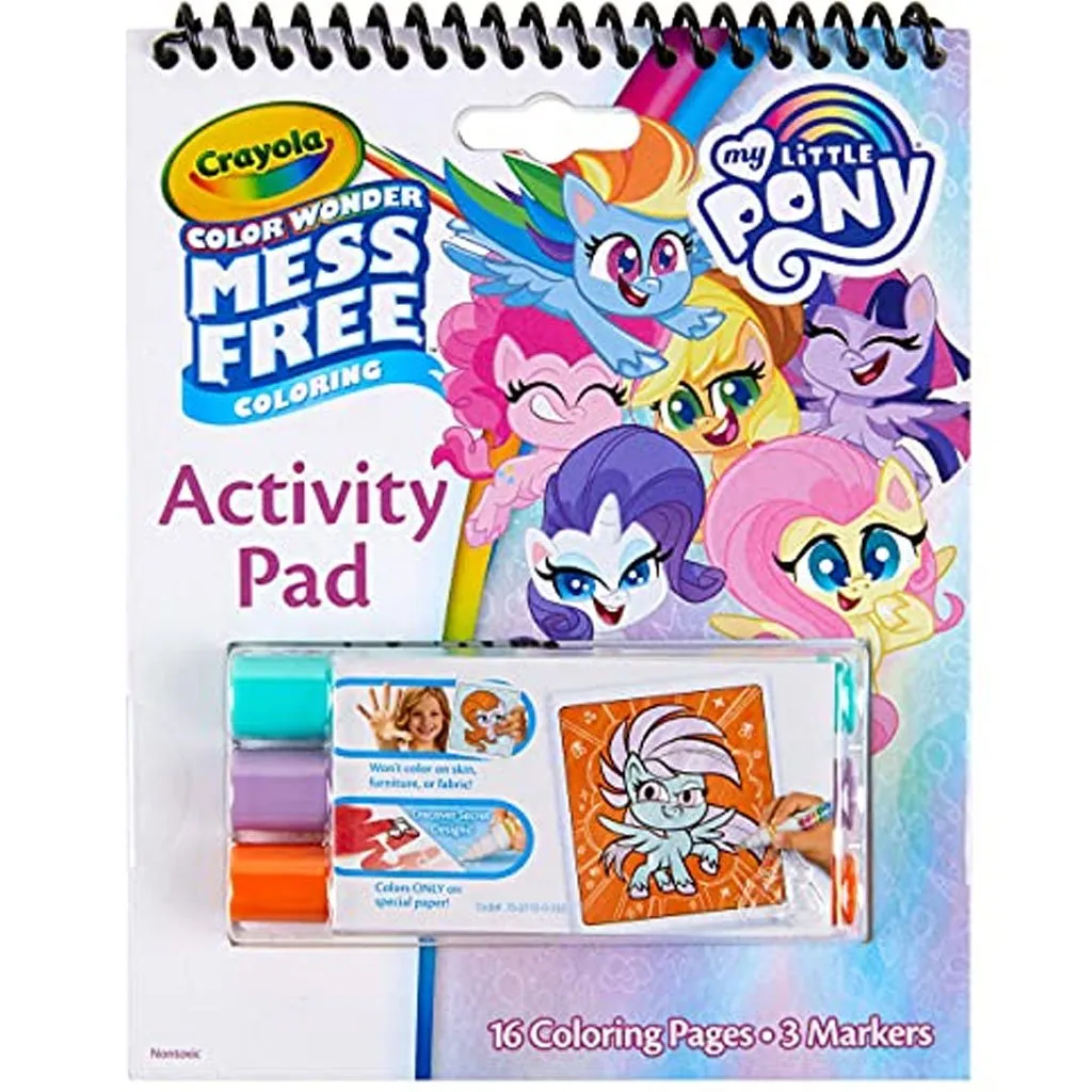 Crayola My Little Pony Color Wonder Travel Activity Pad with Markers