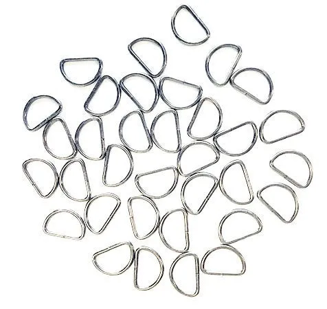 D-Rings - 1" - Silver