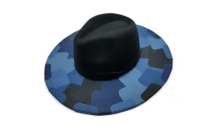 DENIM BRIM FEDORA