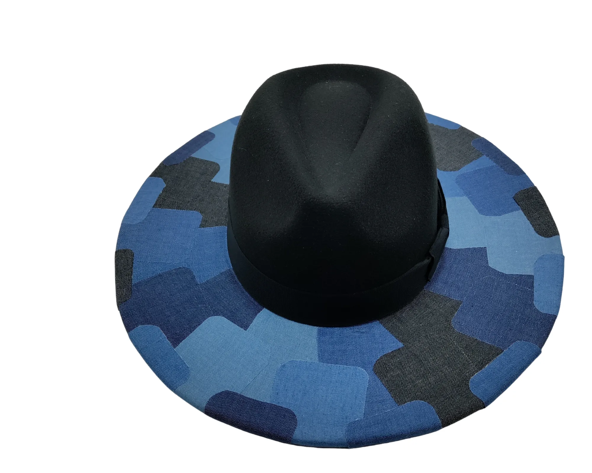 DENIM BRIM FEDORA