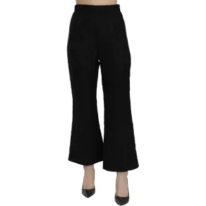 Dolce & Gabbana Chic High Waist Flared Cropped Pants