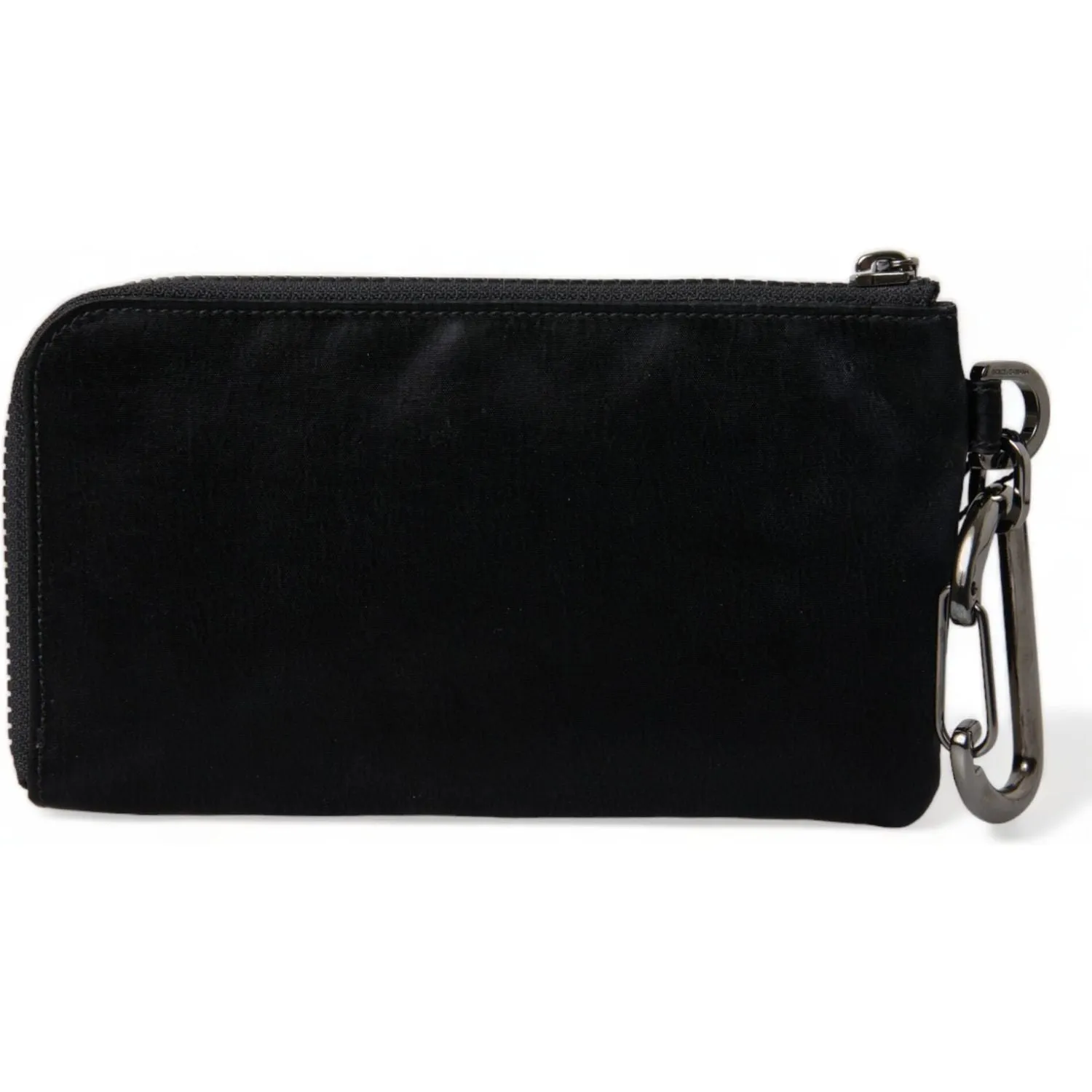 Dolce & Gabbana Chic Nylon-Leather Designer Pouch