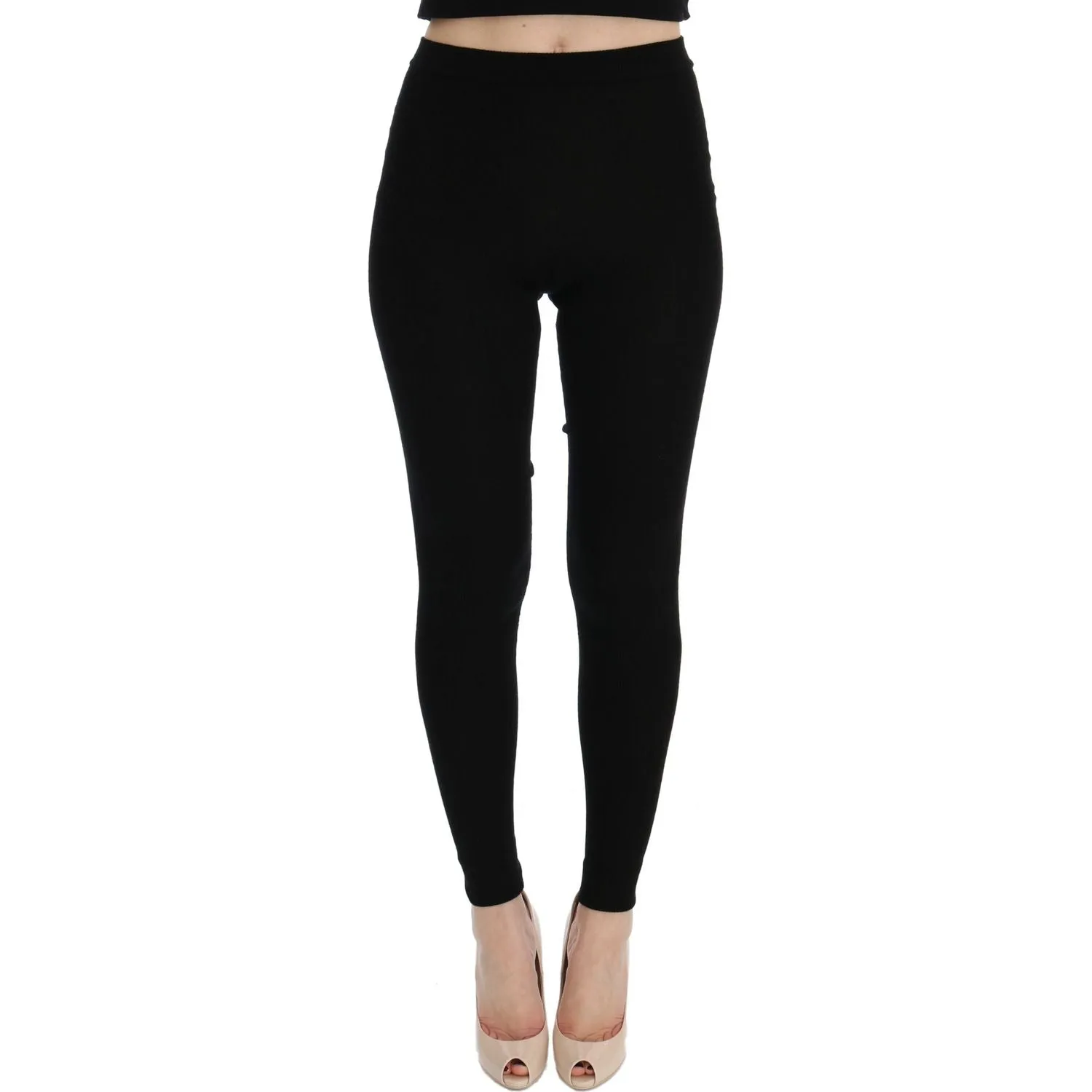 Dolce & Gabbana Elegant Black Cashmere Pants