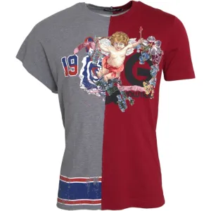 Dolce & Gabbana Multicolor Graphic Short Sleeve T-shirt