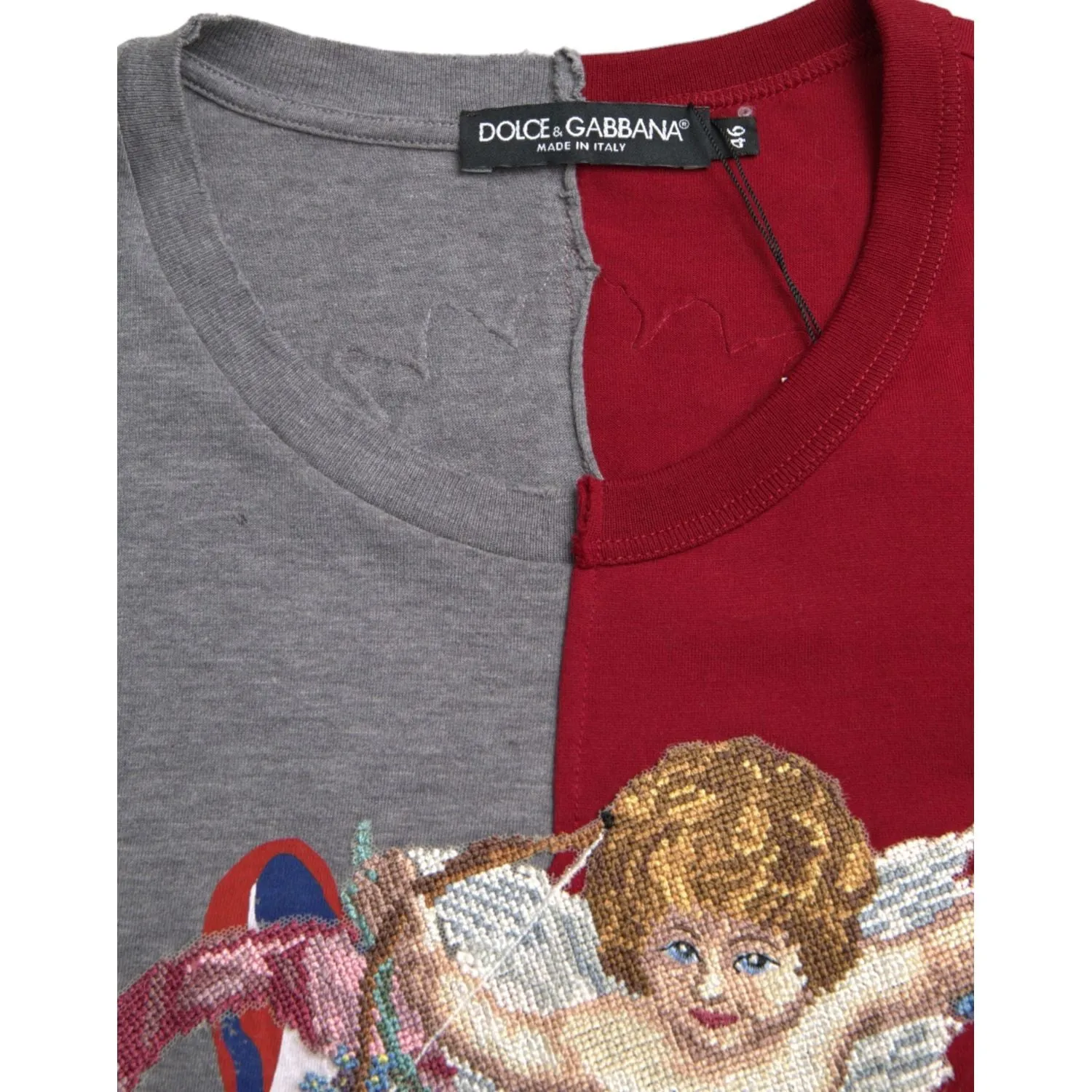 Dolce & Gabbana Multicolor Graphic Short Sleeve T-shirt