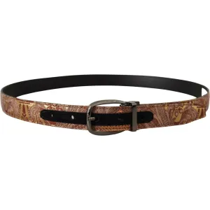 Dolce & Gabbana Multicolor Leather Signature Belt