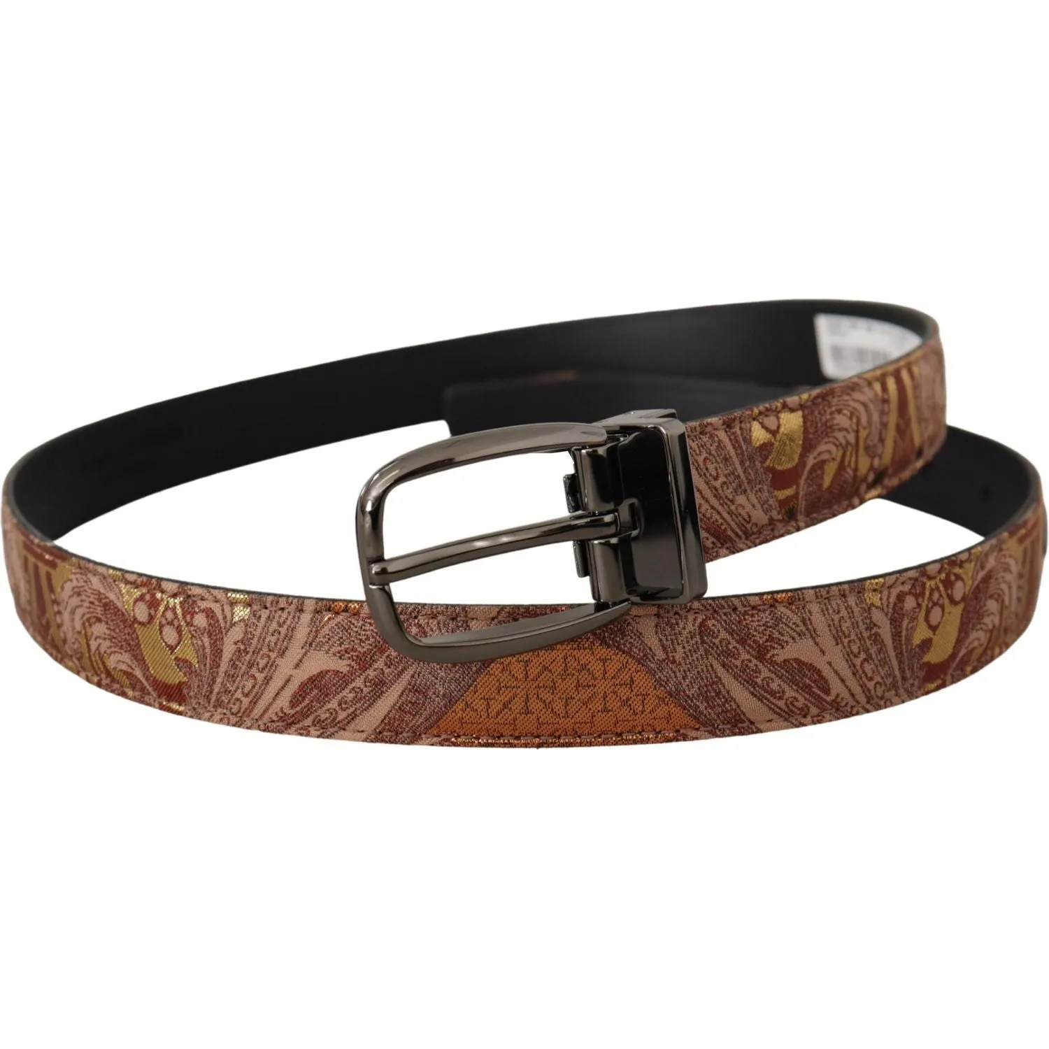 Dolce & Gabbana Multicolor Leather Signature Belt