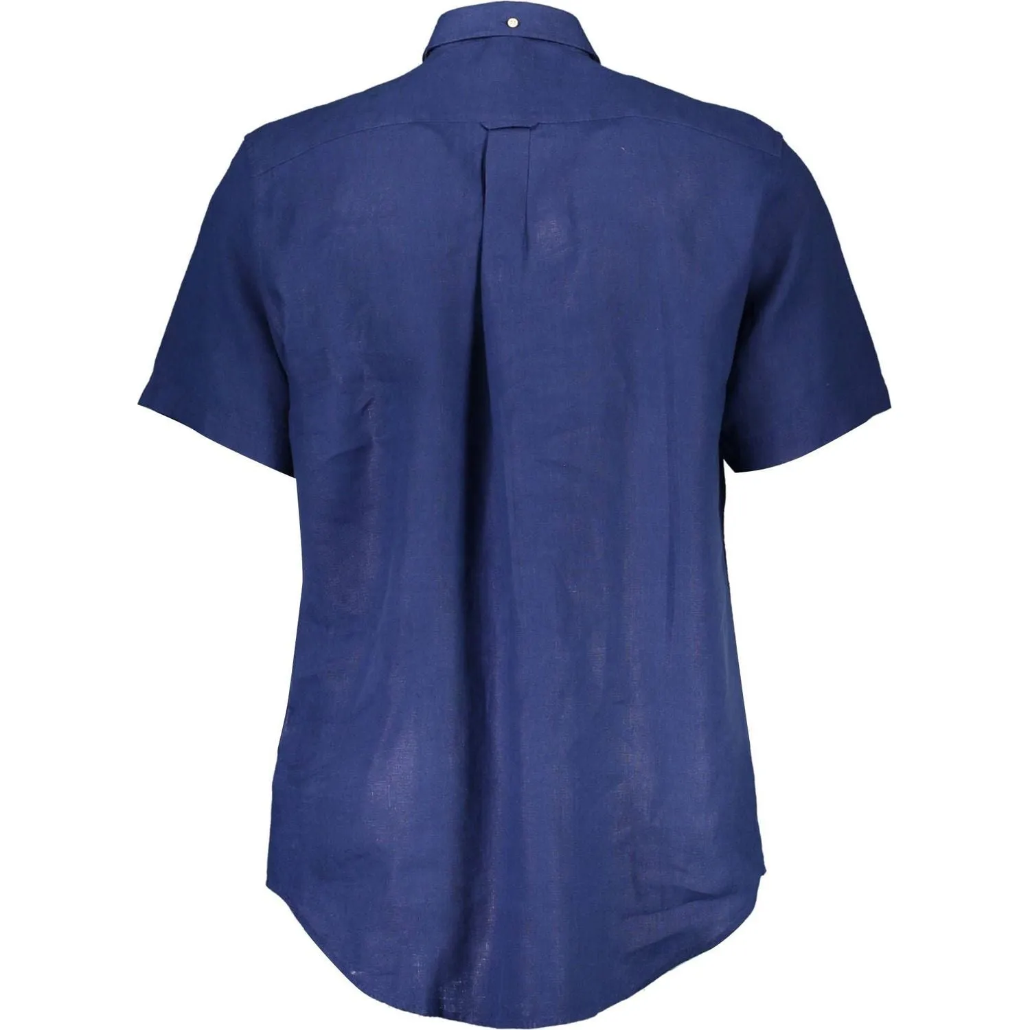 Gant Elegant Blue Linen Button-Down Shirt