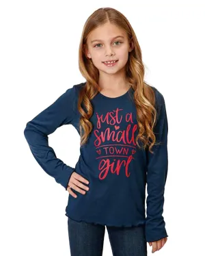 Girls' Jersey Knit Long Sleeve Tee