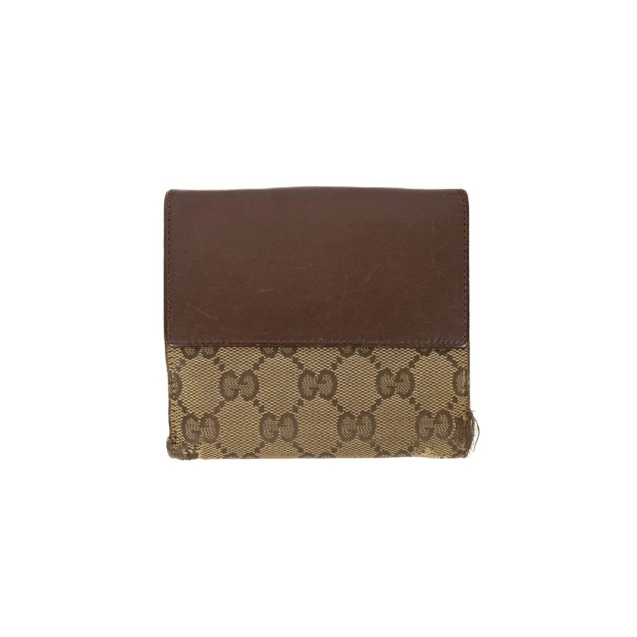 Gucci Release Clasp Monogram Wallet