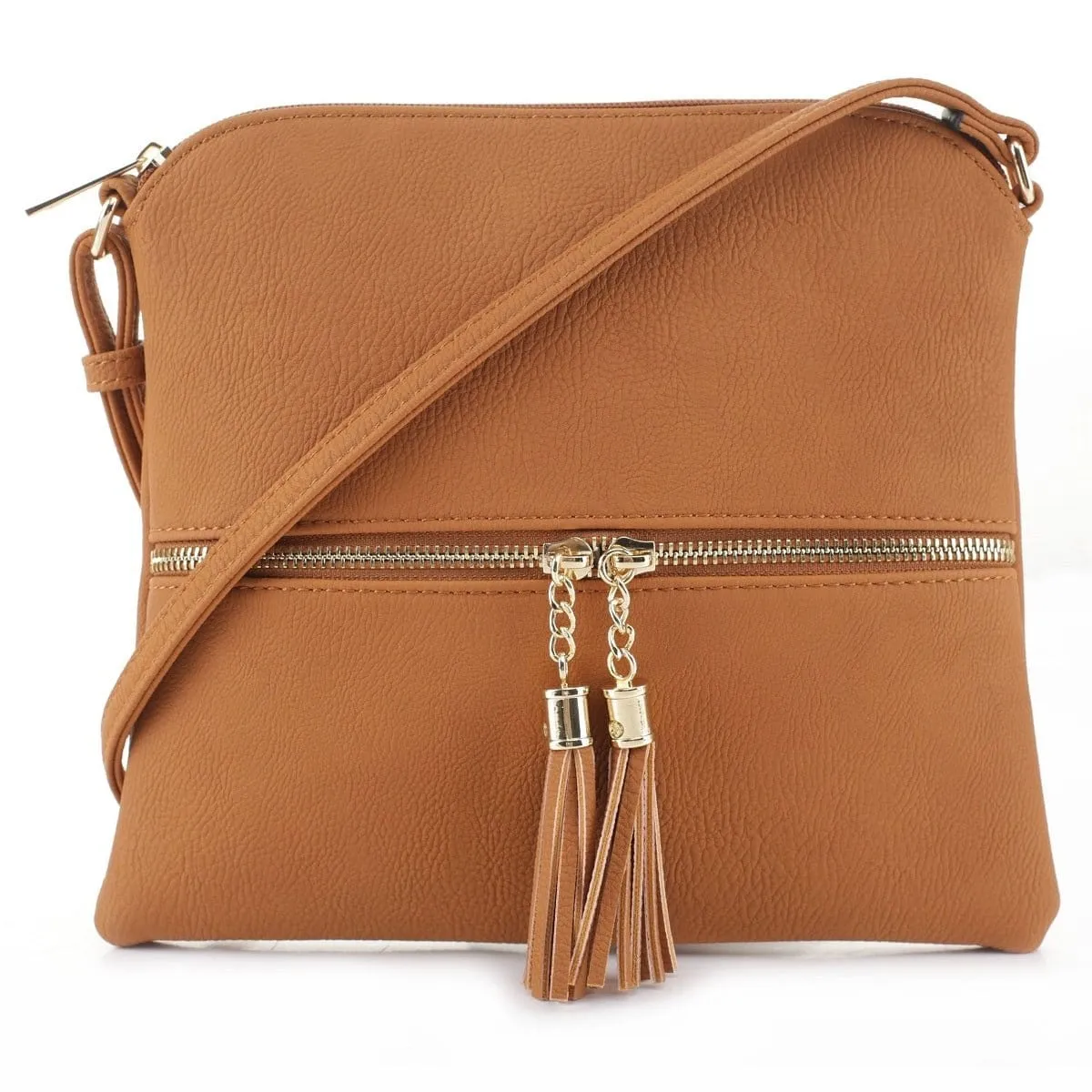 HY2038A Monogrammable Fashion Crossbody Bag With Tassel