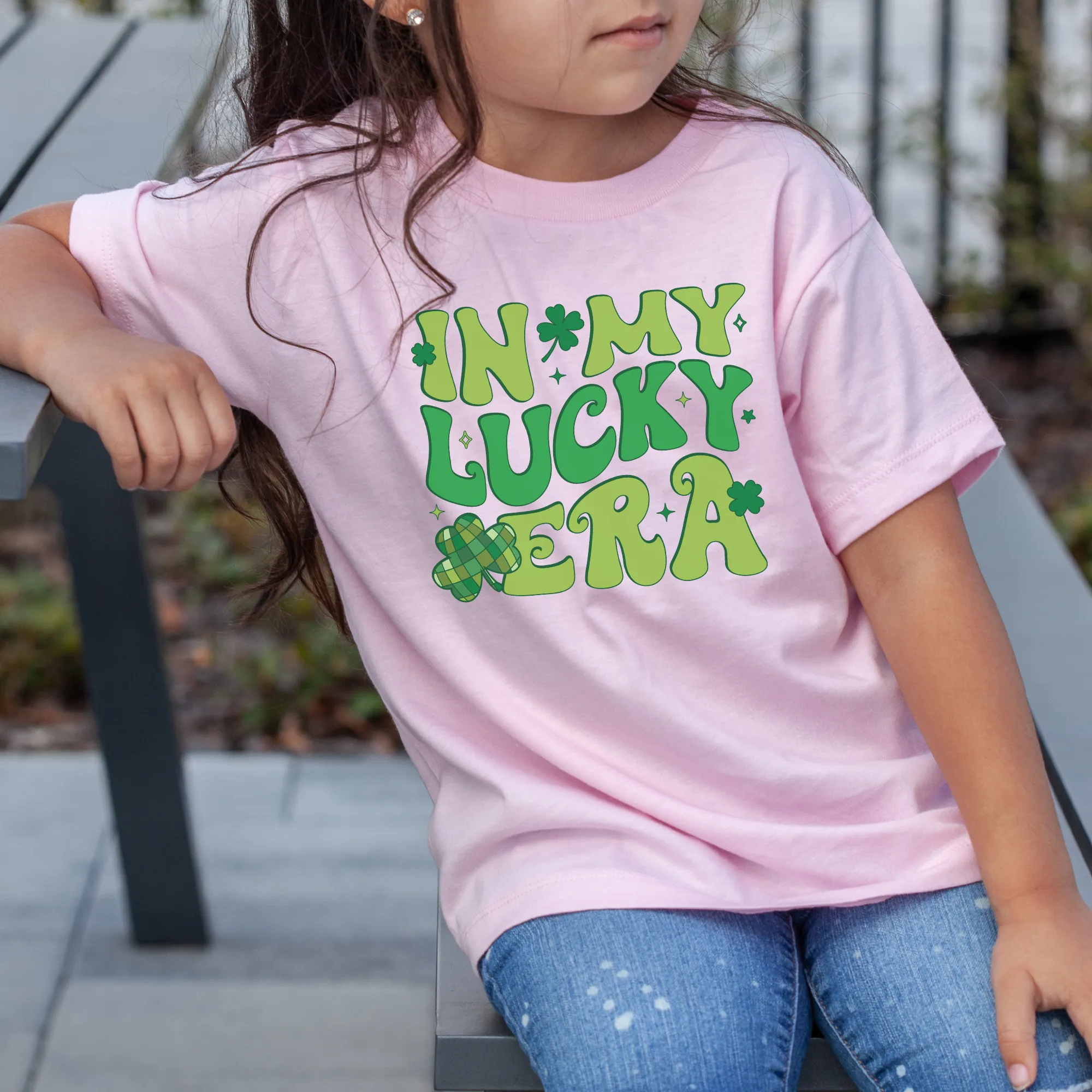 In My Lucky Era St. Patrick's Day Shirt for Girls