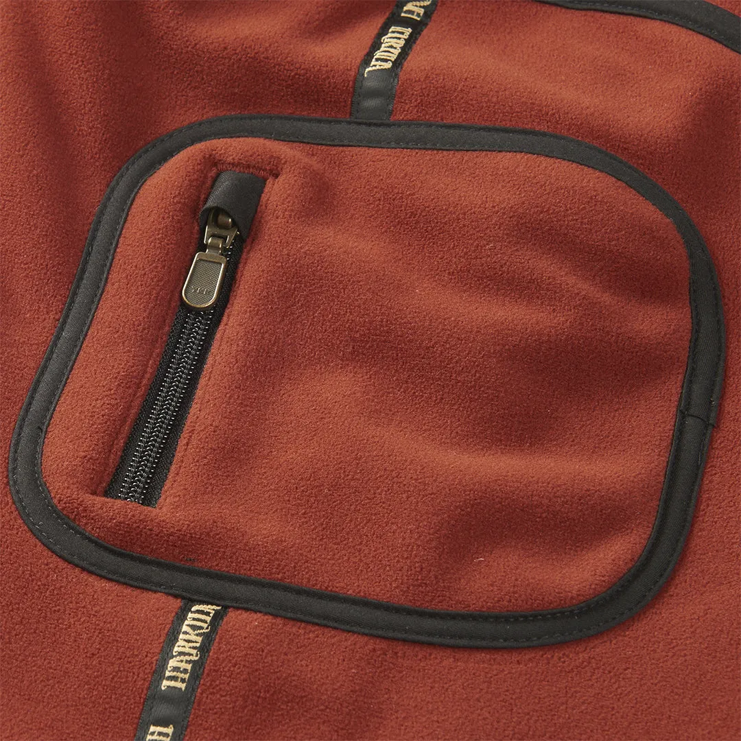 Kamko Reversible Fleece Burnt Orange/Shadow Brown by Harkila