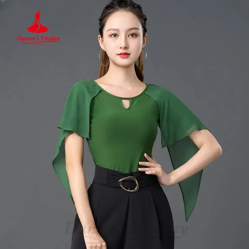 Latin Dance Modern Dancing Clothing Customized Comfortable and Elegant Practice Clothes Women's Tango Chacha Samba Costumes