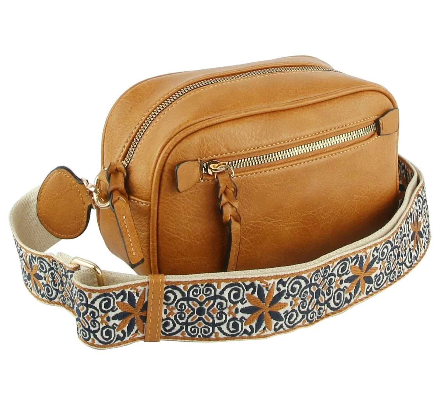 LQF052 Boho Guitar Strap Crossbody Bag