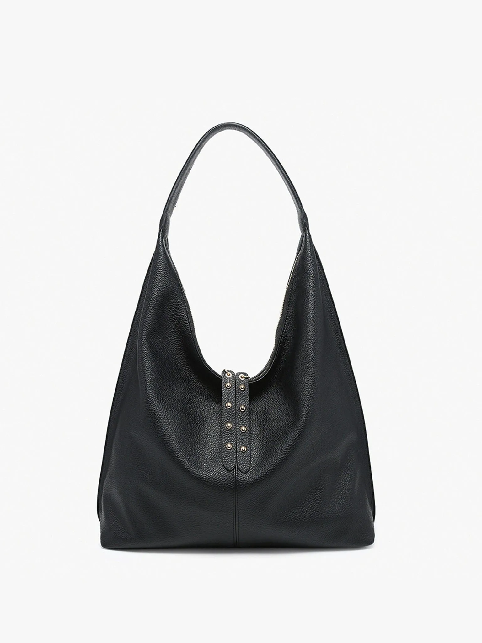 M2621 Tori Slouchy Hobo Bag With Stud Details