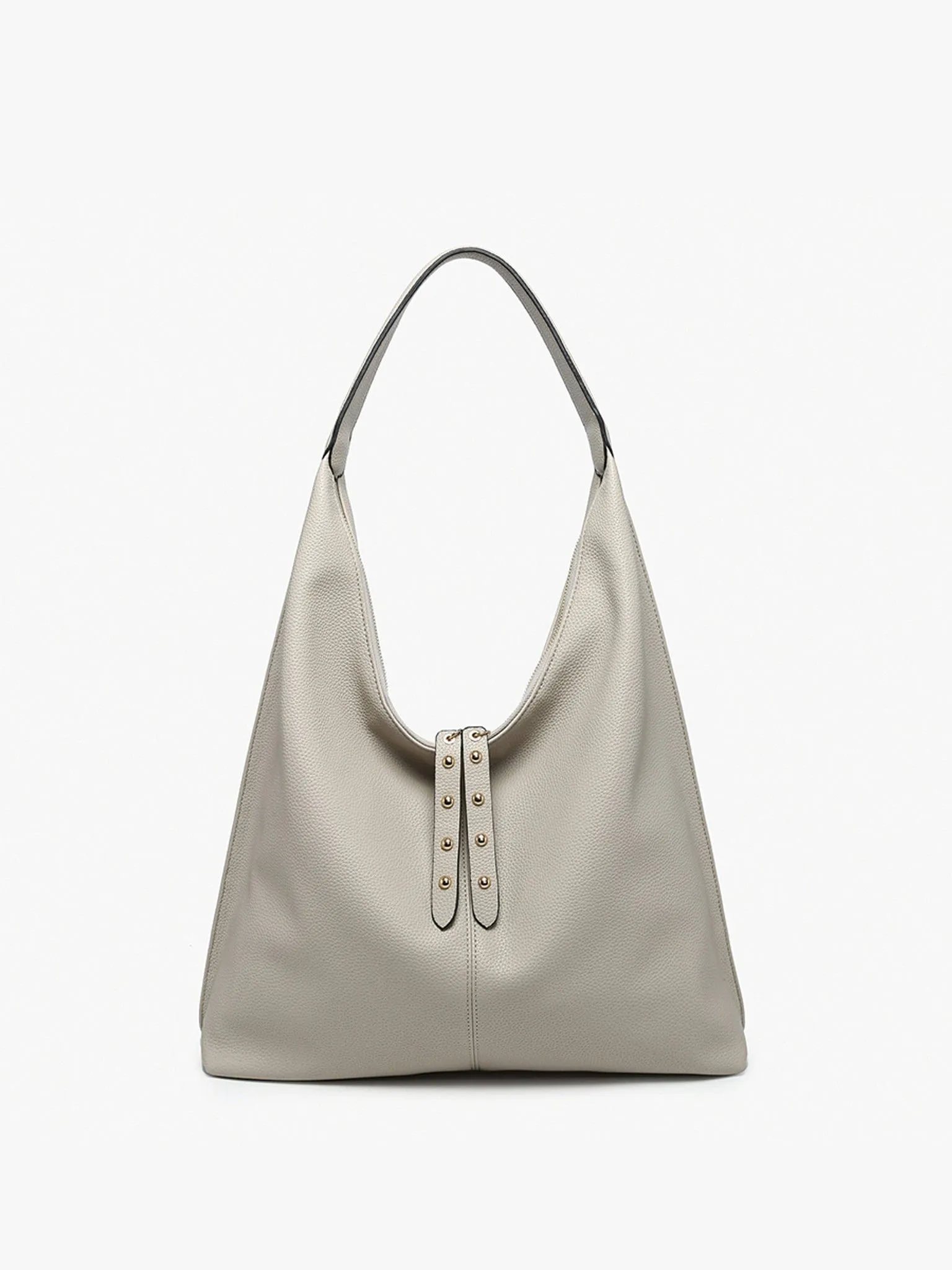 M2621 Tori Slouchy Hobo Bag With Stud Details