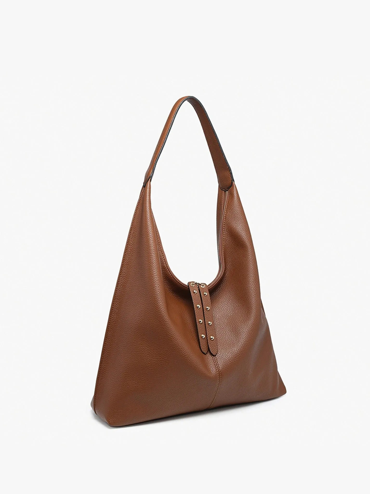 M2621 Tori Slouchy Hobo Bag With Stud Details