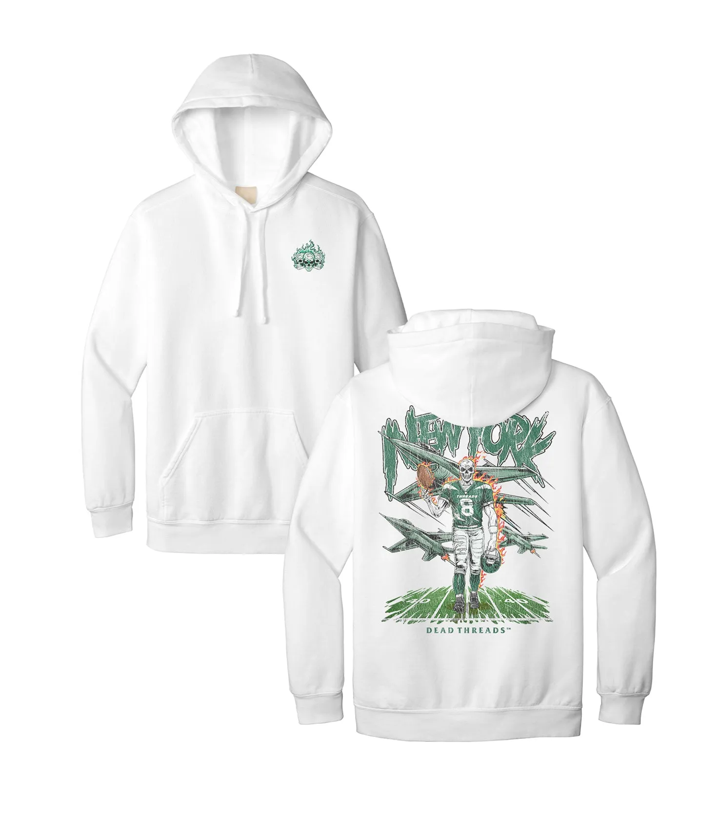 NEW YORK FOOTBALL GREEN - HOODIE