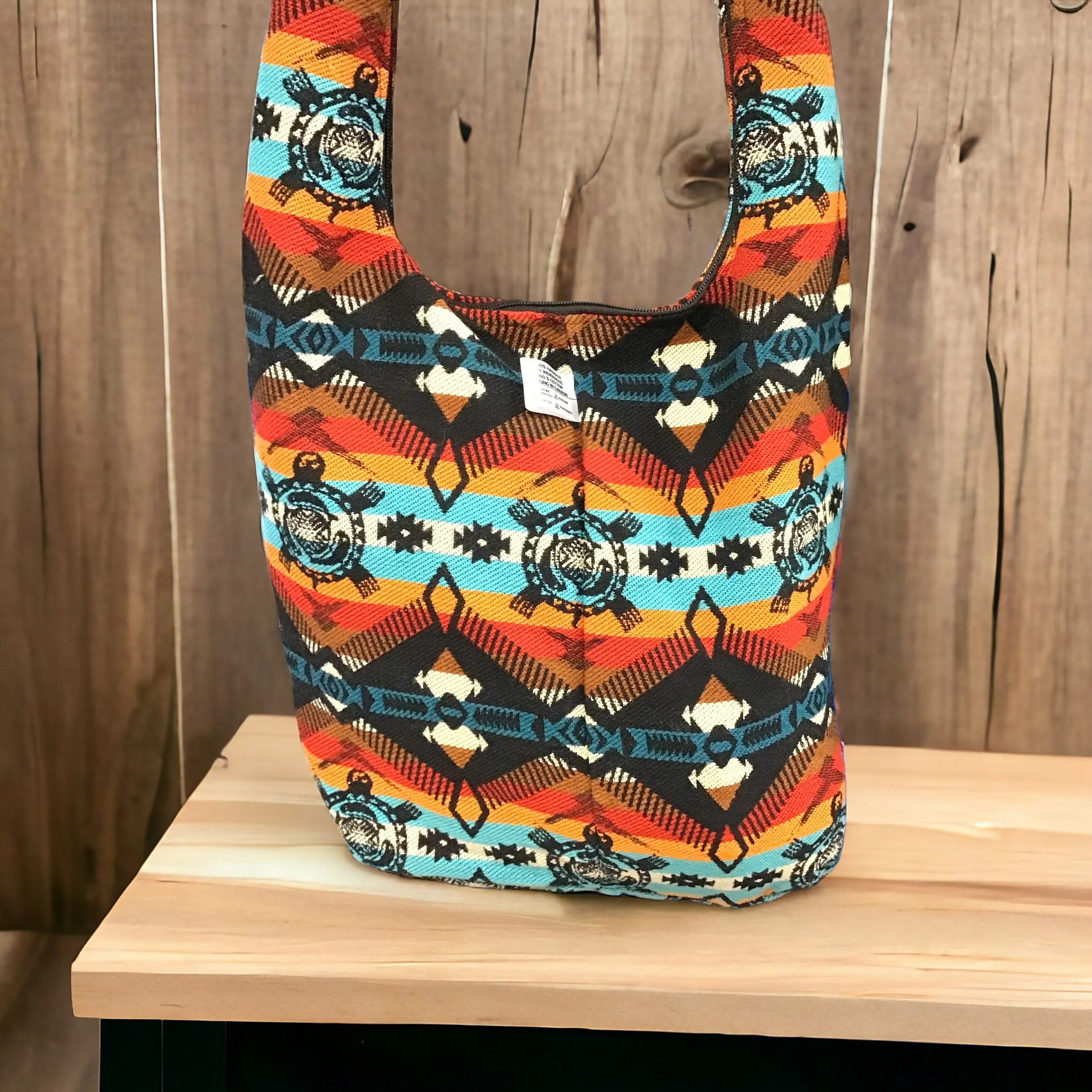 OLDTRIBES™ Red and Turquoise Crossbody Bag