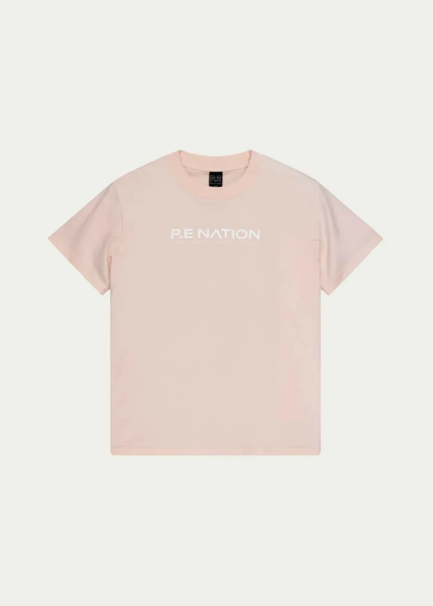 PE NATION - Aero SS Tee - Blush