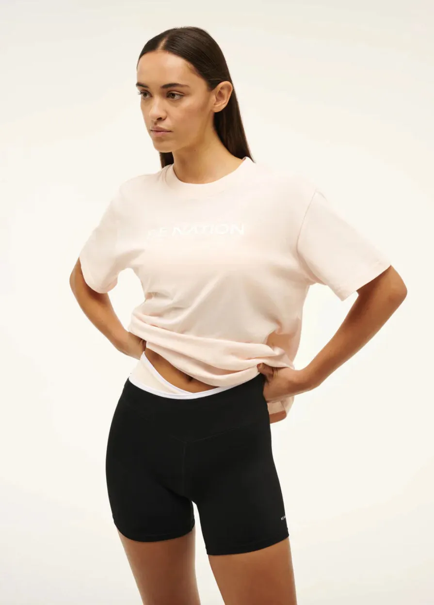 PE NATION - Aero SS Tee - Blush