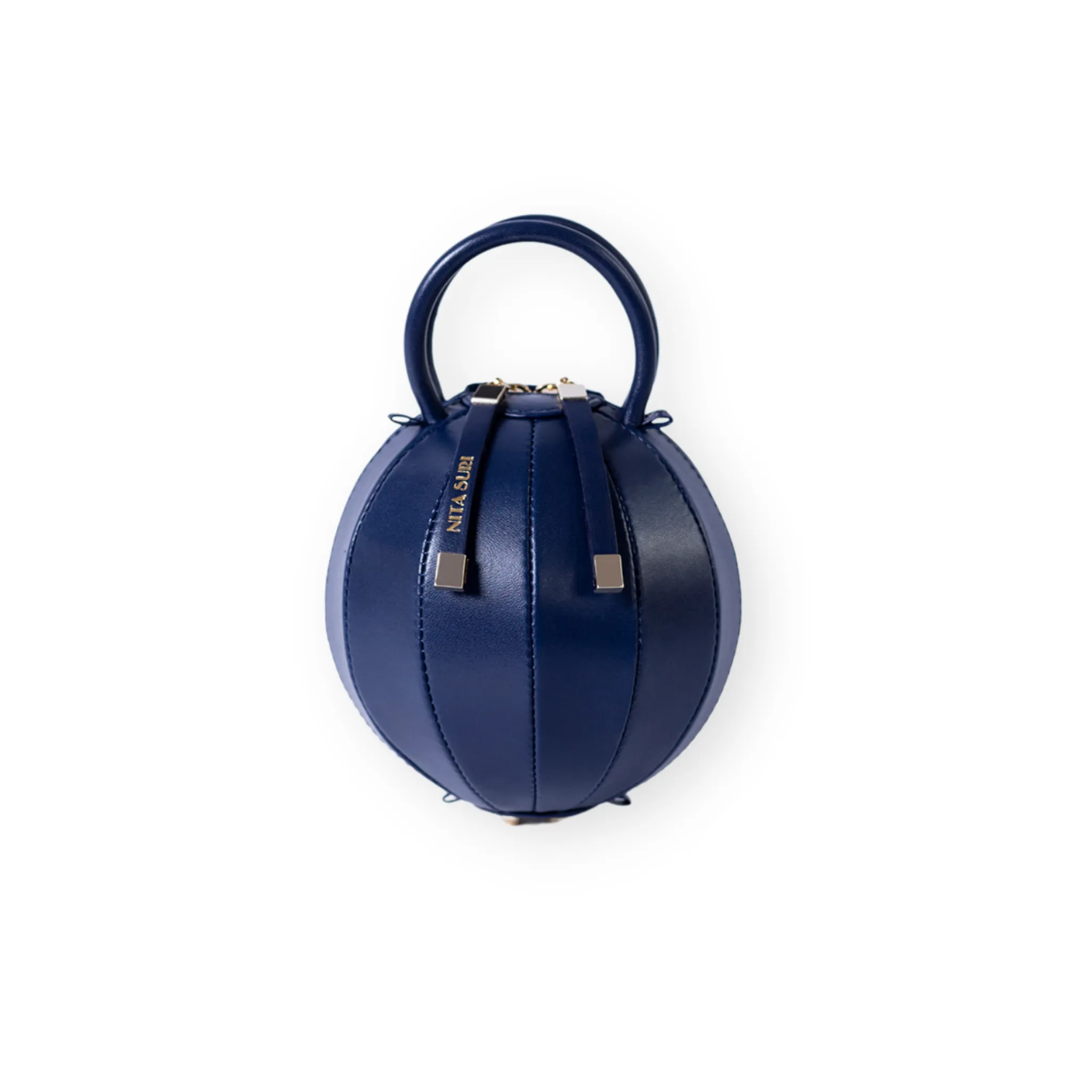 PILO Iconic Ocean Blue Leather Mini Bag