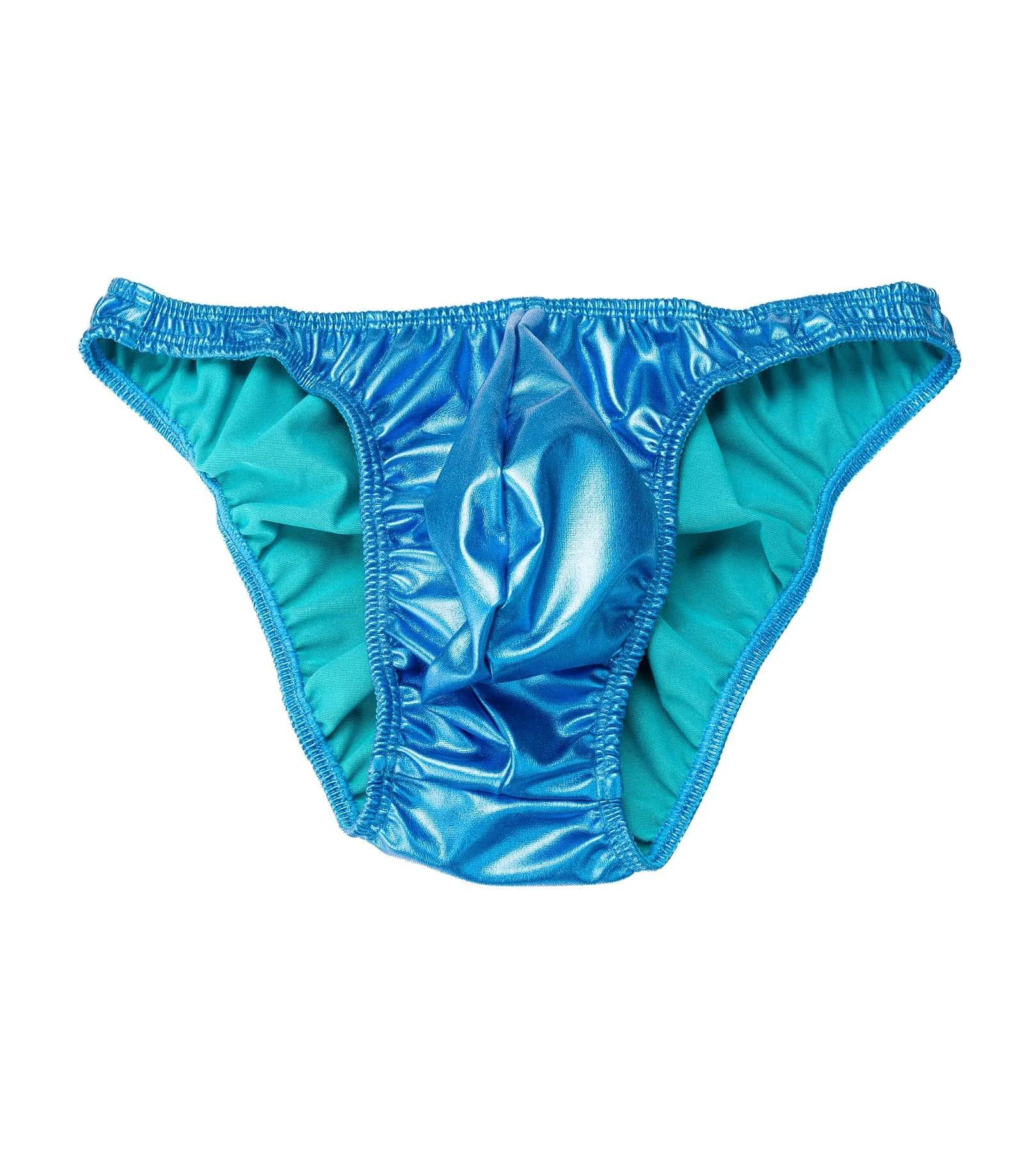 Pro Cut Posing Trunks with Scrunch - Electric Blue