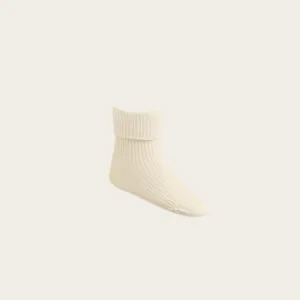 Rib Socks - Macadamia