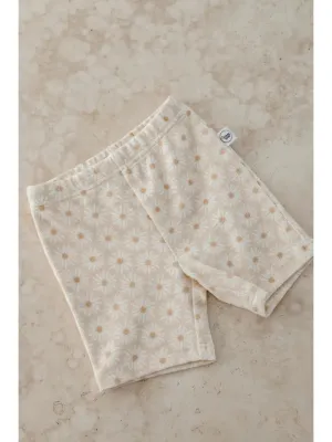 RIBBED DAISY BIKE SHORTS