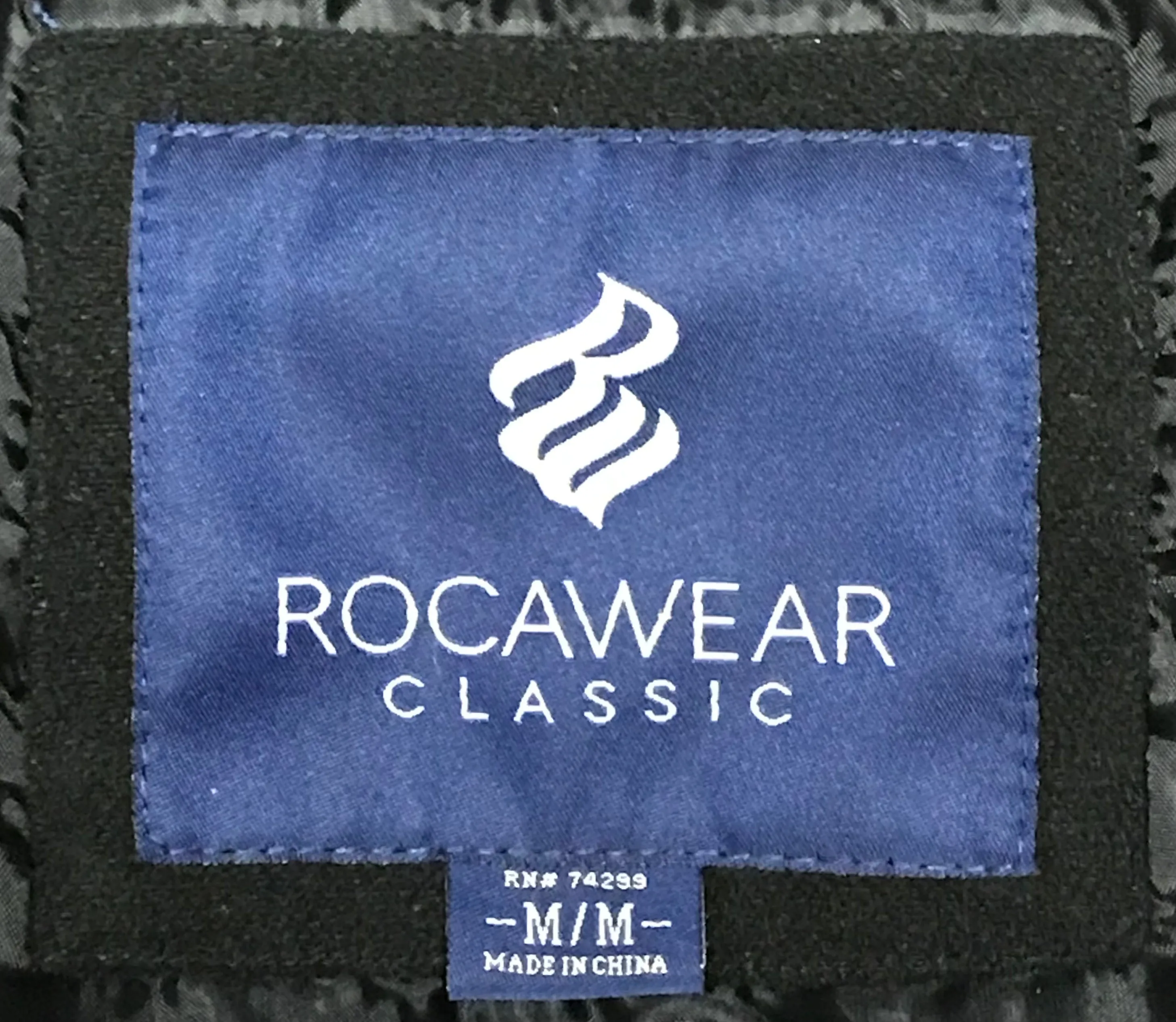 *ROCAWEAR* (BLACK) ~CLASSIC~ WINTER BOMBER COAT FOR MEN