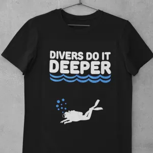 Scuba diving T-Shirt for Men | Divers Do It Deeper