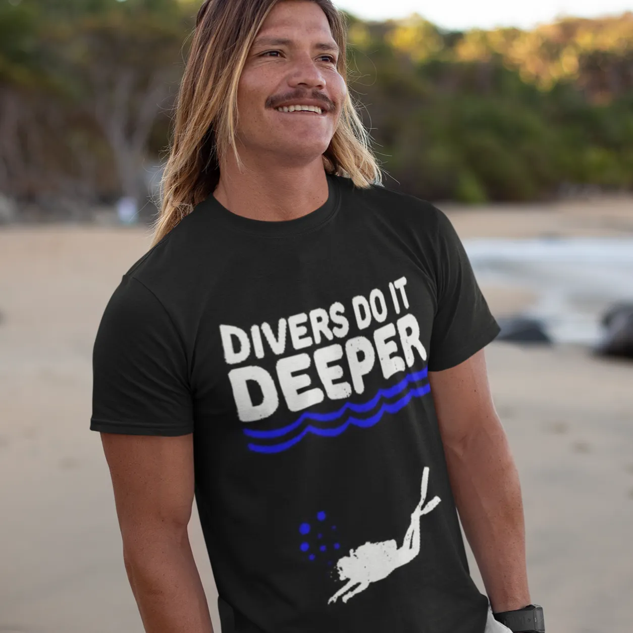 Scuba diving T-Shirt for Men | Divers Do It Deeper