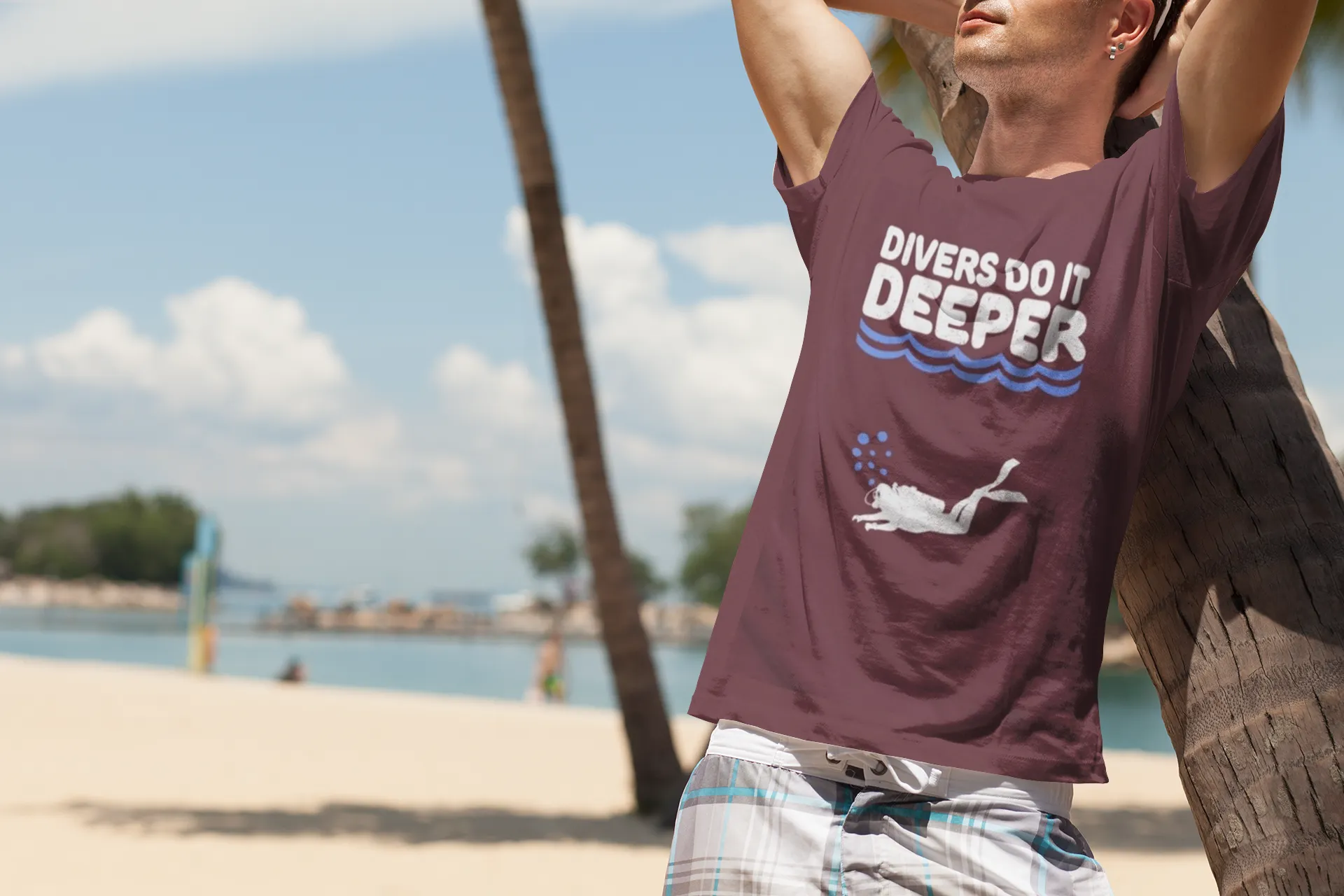 Scuba diving T-Shirt for Men | Divers Do It Deeper